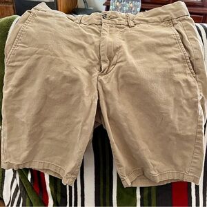 Old Navy Tan Flat Front Shorts Casual Style